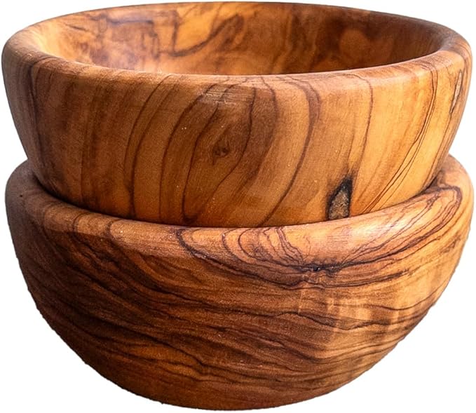 Qartaj Olivewood Round Bowl - Petite (4")