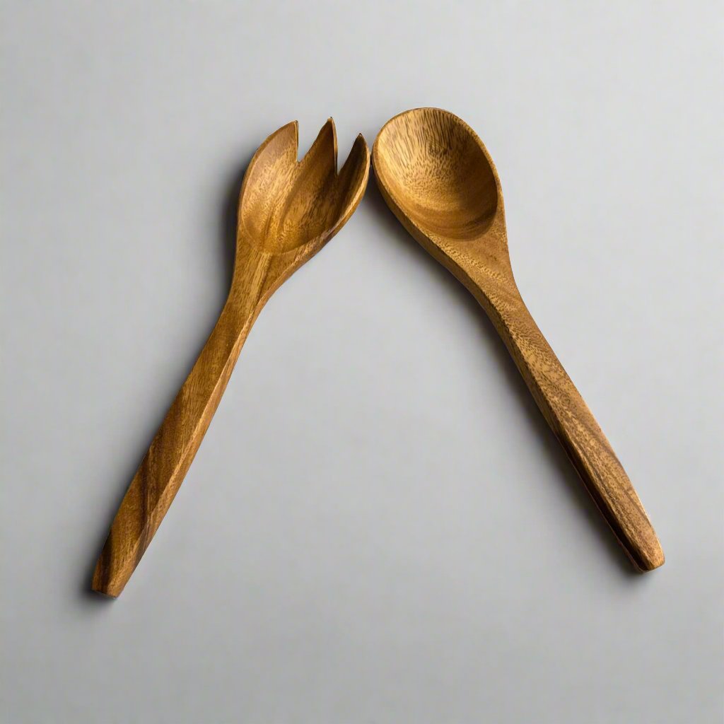 Manila Acacia Salad Serving Duo (12")