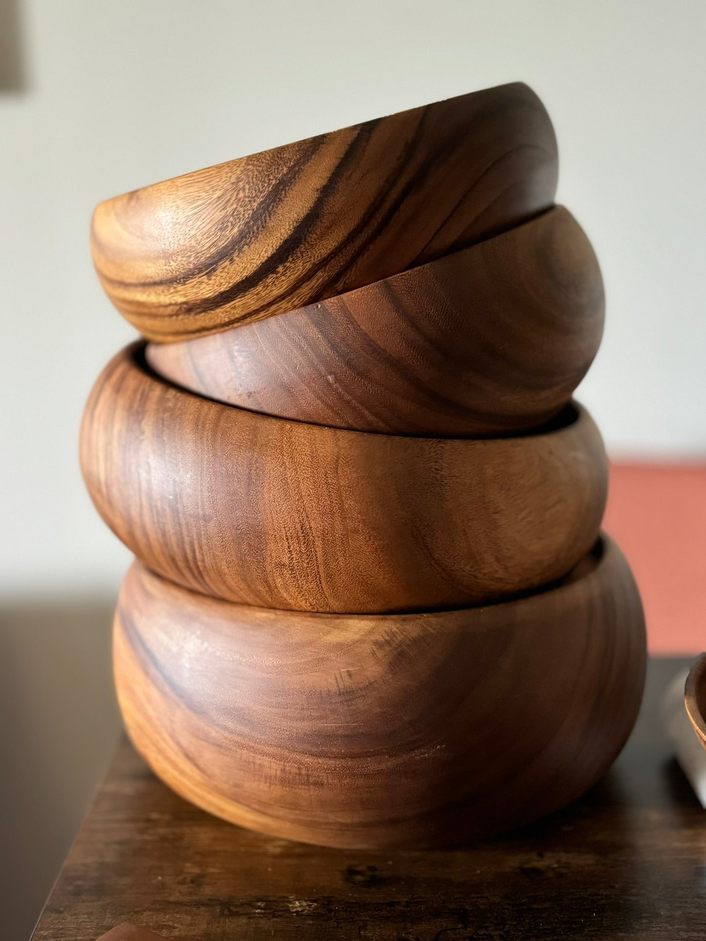 Manila Acacia Torus Salad Bowl