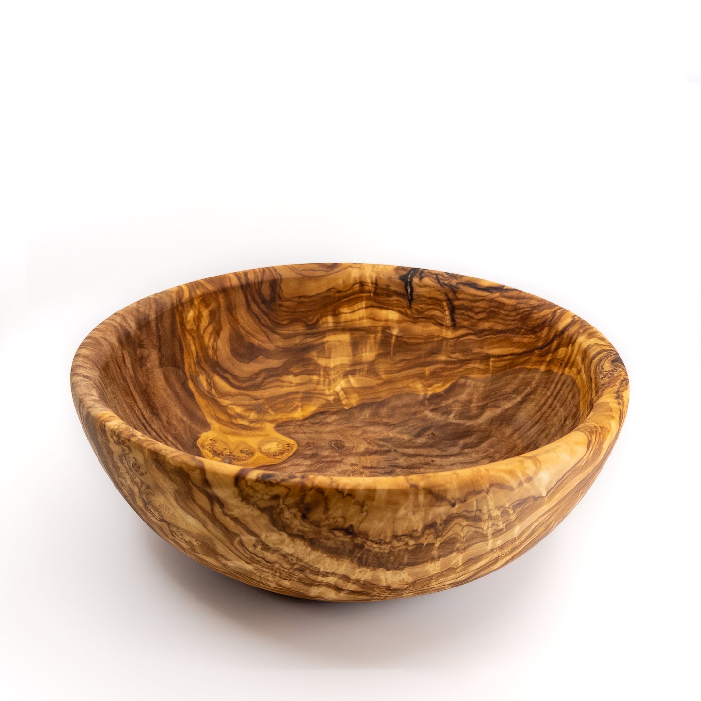 Qartaj Olivewood Round Salad Bowl
