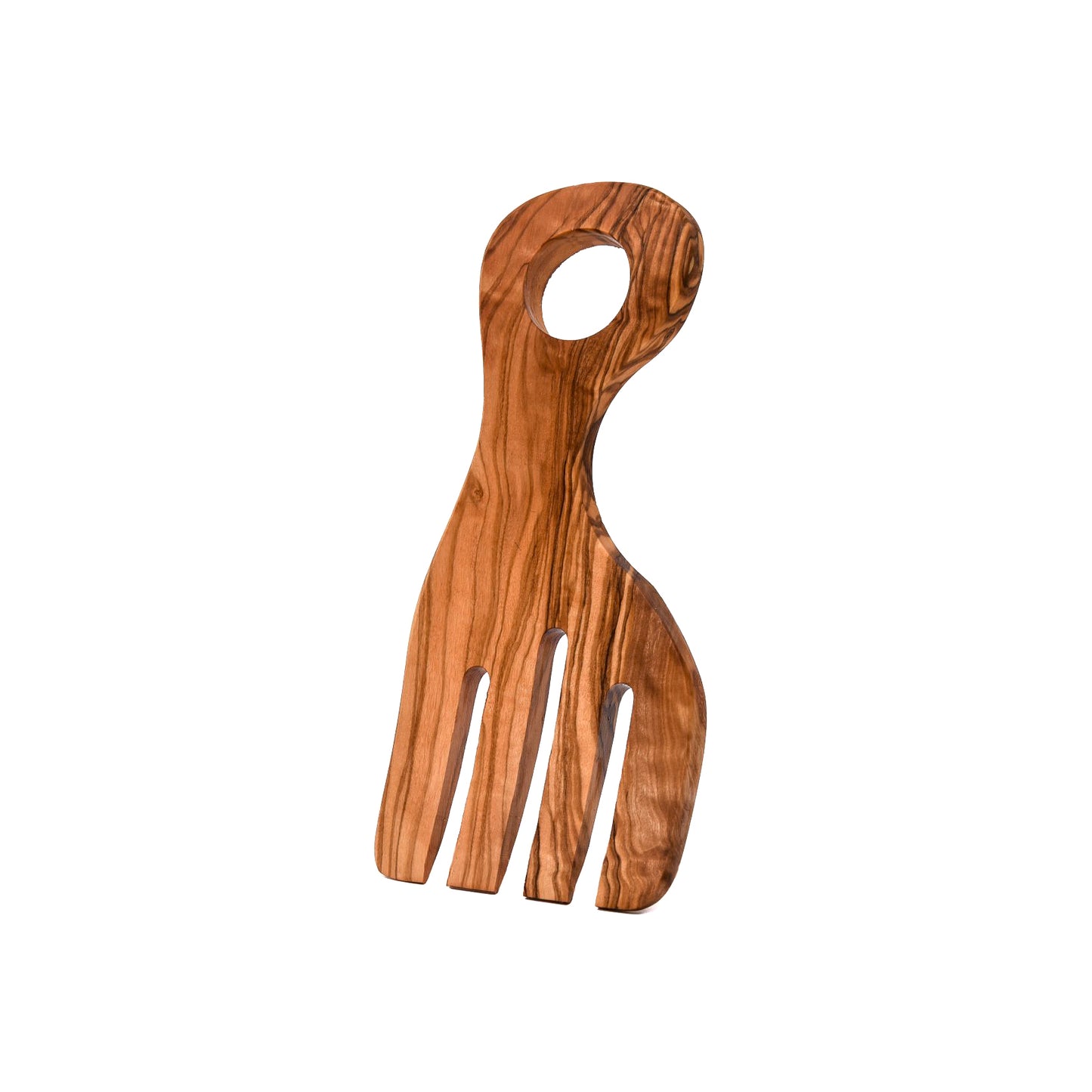 Qartaj Olivewood Salad Hands Duo (8")