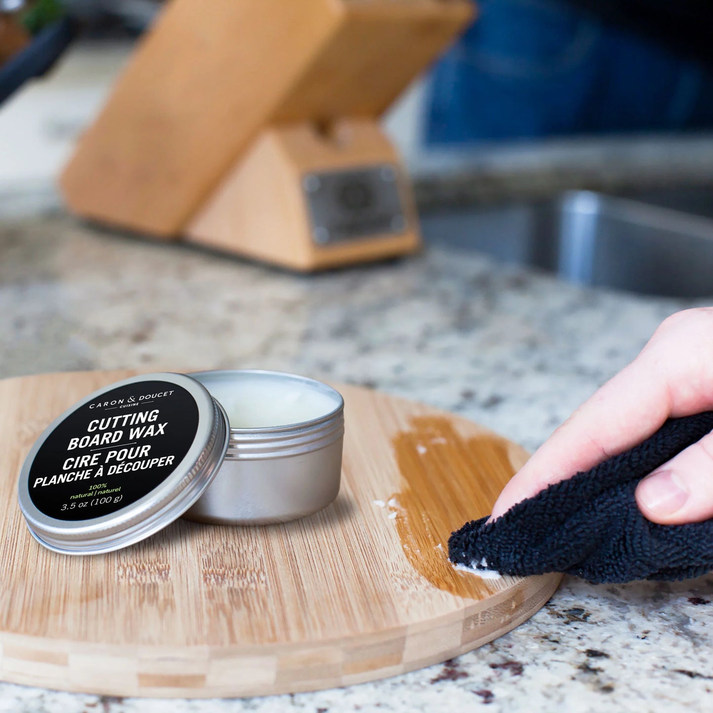 Caron & Doucet’s Cutting Board Wax Finish