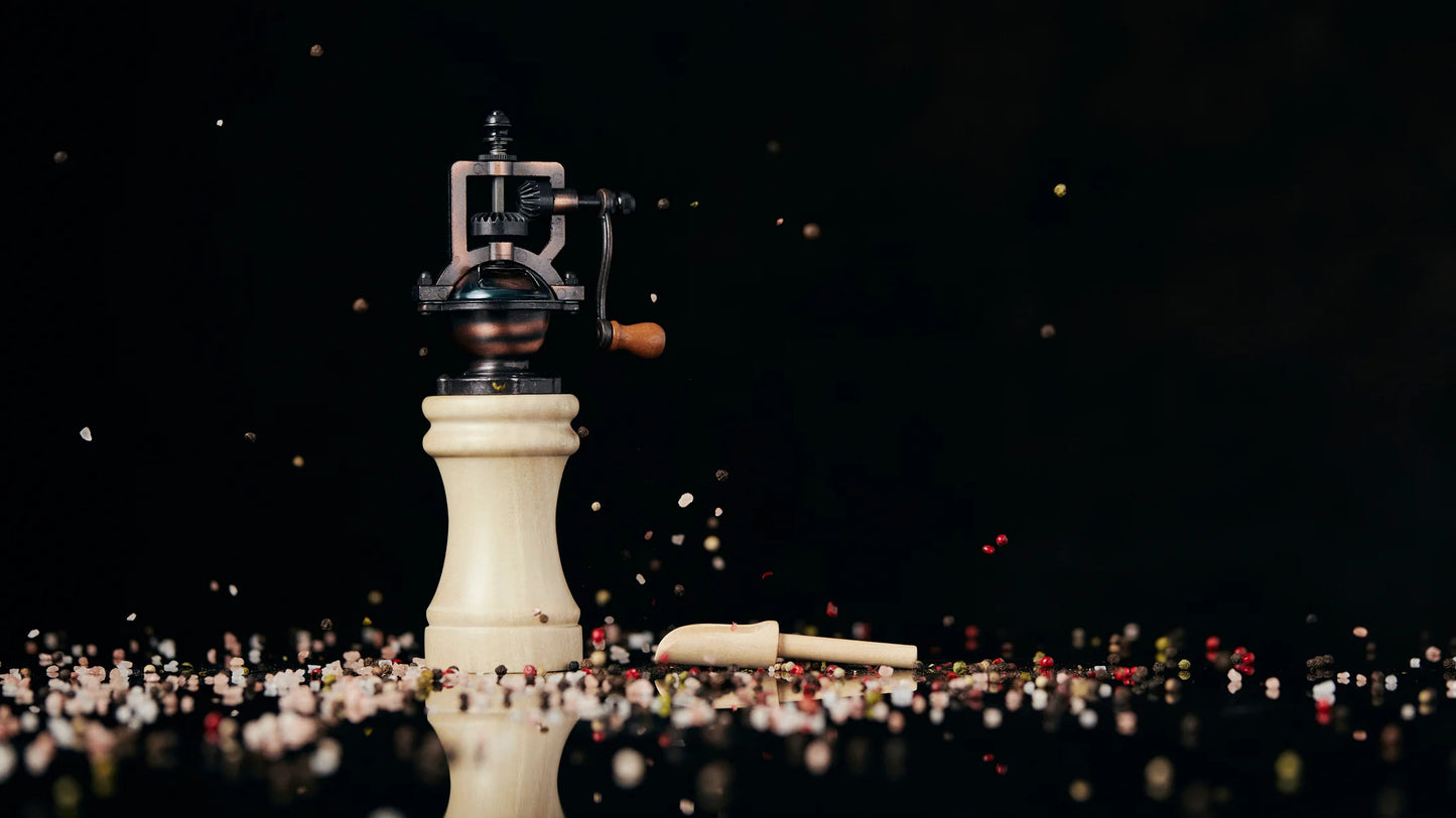 Heritage Gmelina Hand Crank Salt and Pepper Mill