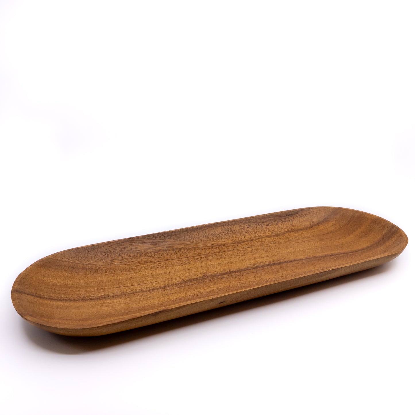 Manila Acacia Oval Tray - Long (16")
