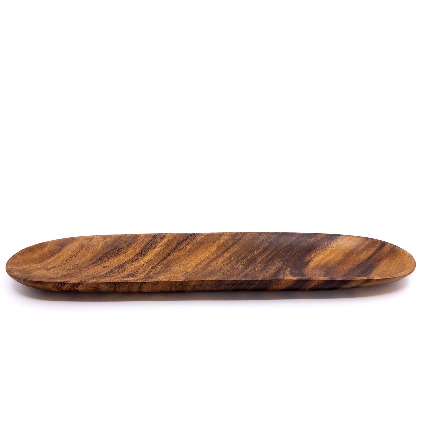 Manila Acacia Oval Tray - Long (16")
