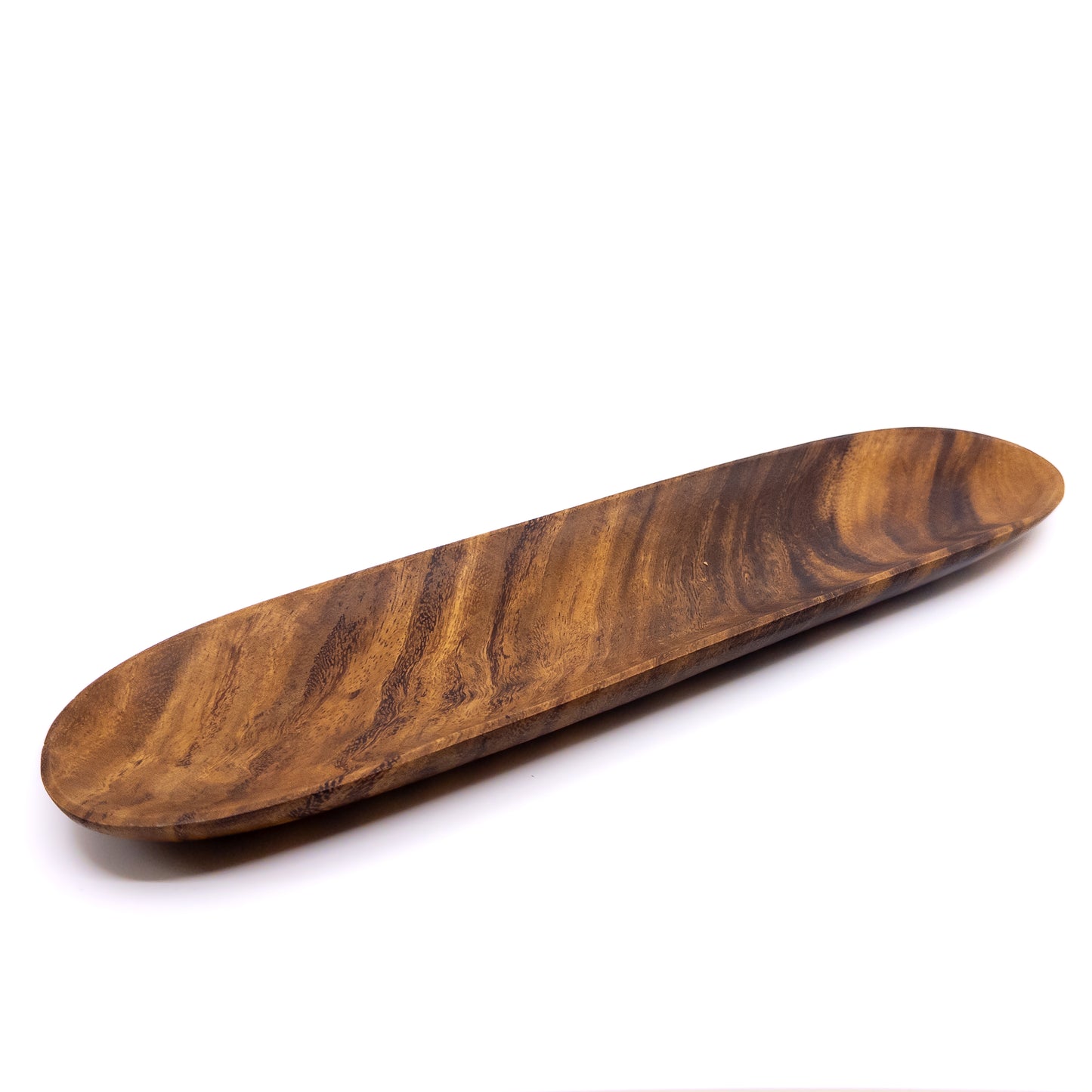 Manila Acacia Oval Tray - Long (16")