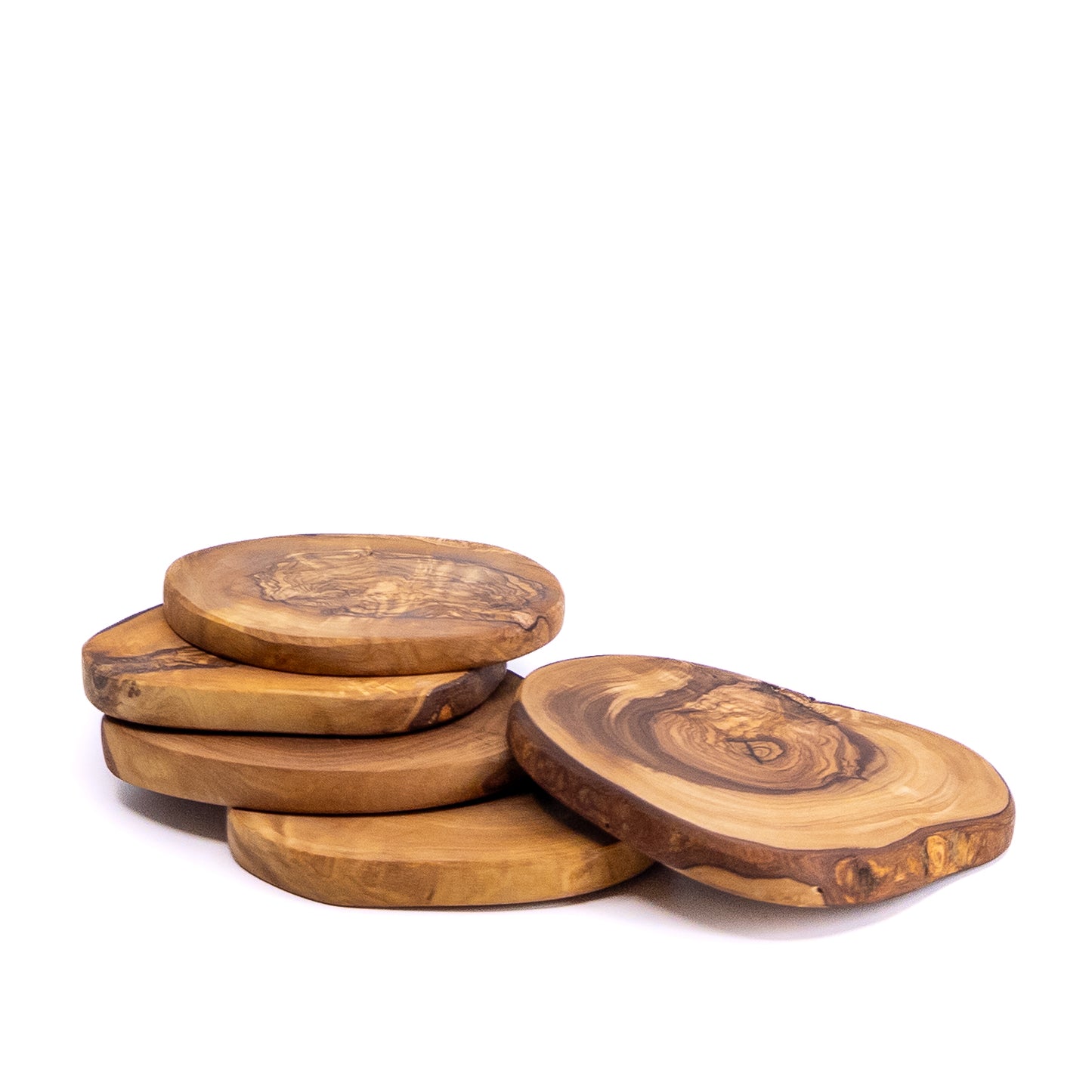 Qartaj Olivewood Natural Edge Coasters
