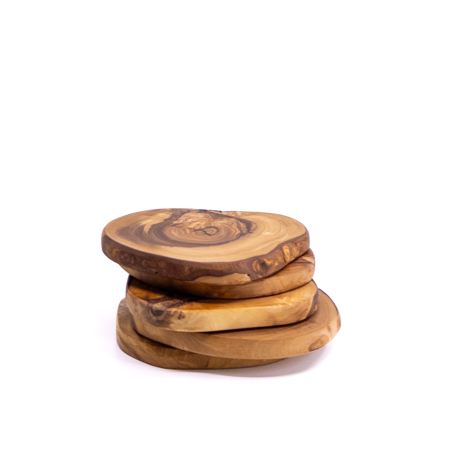 Qartaj Olivewood Natural Edge Coasters