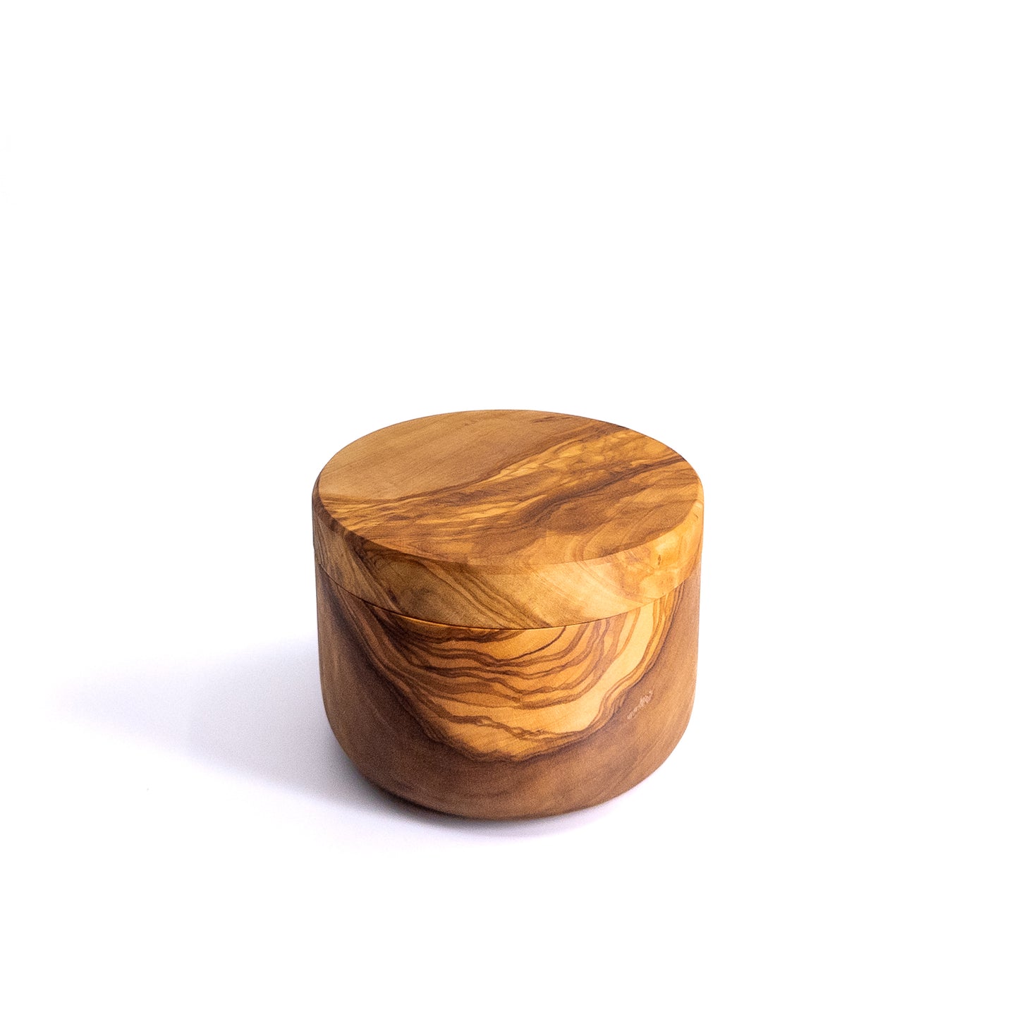Qartaj Olivewood Salt Cellar with Magnetic lid