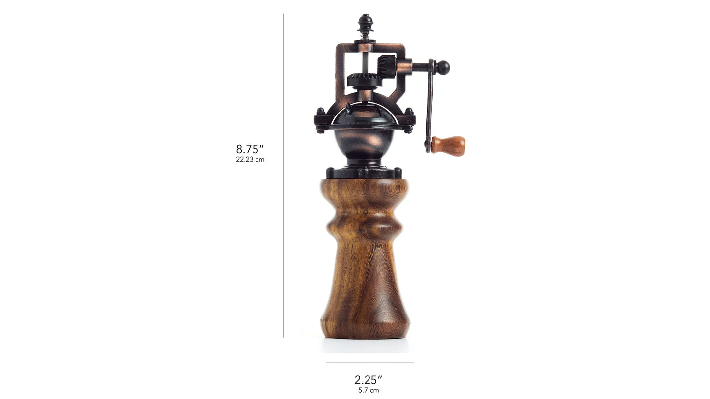 Heritage Robles Hand Crank Salt and Pepper Mill